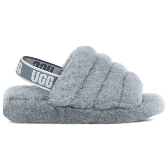 Ugg Fluff Yeah Slide 'Ash Fog'