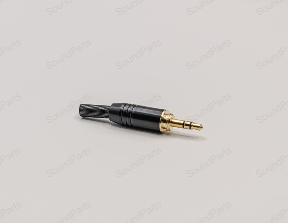 Mini Jack 3,5 mm с наружной резьбой (Черный)