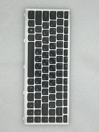 Клавиатура для ноутбука Lenovo U310 раскладка - русская, без подсветки, серая (25204780), оригинал