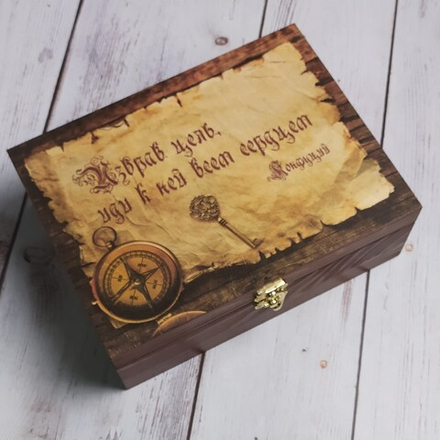 Музыкальная АУДИОшкатулка с мелодиями, СВИТОК средний 25х19х7,5см