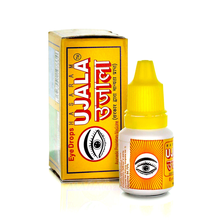 Капли глазные Hasaram Ujala Уджала Аюрведическое средство 10 мл