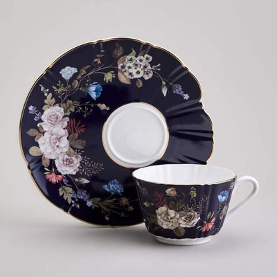 Чайная пара 300мл "Кобальт"