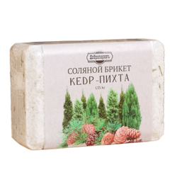 Соляной брикет "Кедр - Пихта" 1,35 кг Добропаровъ