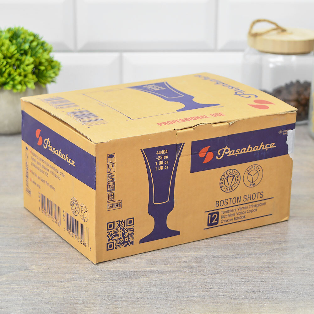 Набор стопок для водки/ликера "Boston" 25мл (цена за 12шт)