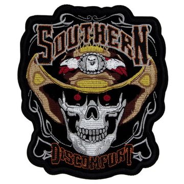Нашивка Череп Ковбоя в шляпе Southern (165Х190)