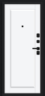 Сьют МФ/SBlack Букле черное/White Silk 205*86 левое