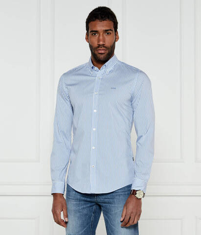 Рубашка Roan BOSS BLACK - голубой(50520285)