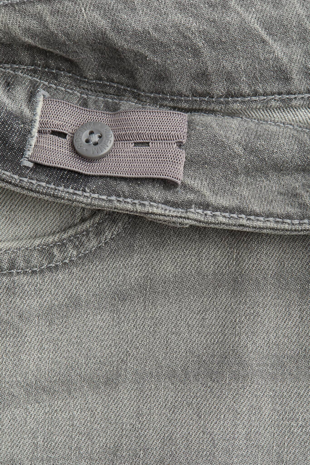 H&M Джинсы Baggy Fit Bootcut, светло-серый