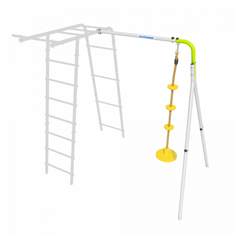 Дополнительный комплект к дачному комплексу ROMANA *только для высоты балки качелей 2050 мм. (бело-салатовый)