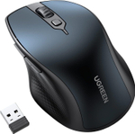 Мышь оптическая беcпроводная MU001, 2.4 GHz&BT, Blue UGREEN 15807
