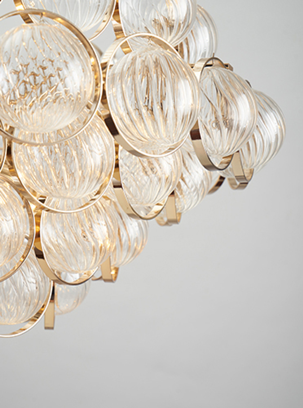 Ceiling design lamp Atomos by Baroncelli D85