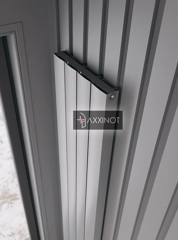 Вертикальный электрический алюминиевый радиатор Axxinot Barkas VE 2000 высотой 2030 мм