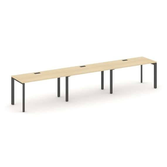 Style Project Рабочая станция односторонняя SN-59P.ORS-041 Акация Лорка/Металл Антрацит/Черный Заглу