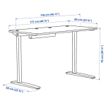 Письменный стол с ящиками - IKEA RELATERA/РЕЛАТЕРА ИКЕА, белый