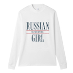 Лонгслив RUSSIAN GIRL | Молочный