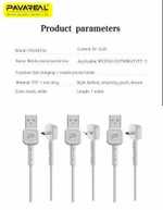 USB cable micro 1m (PA-DC70) Pavareal black