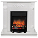 Каминокомплект Real Flame Ottawa WT с очагом Fobos Lux Black RC