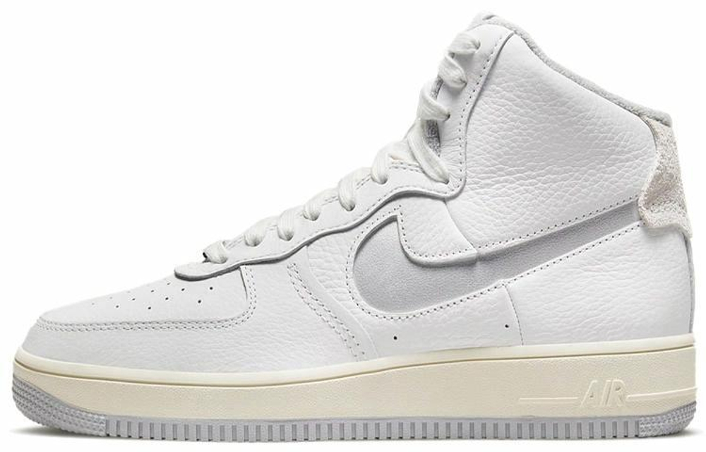 Кроссовки Nike Air Force 1 Sculpt Silver (Женская размерная сетка)
