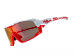 Спортивные очки 720armour Flash / Matte Ferrari Red / Glossy White Temple / HC Red Black / Cylinder Lens