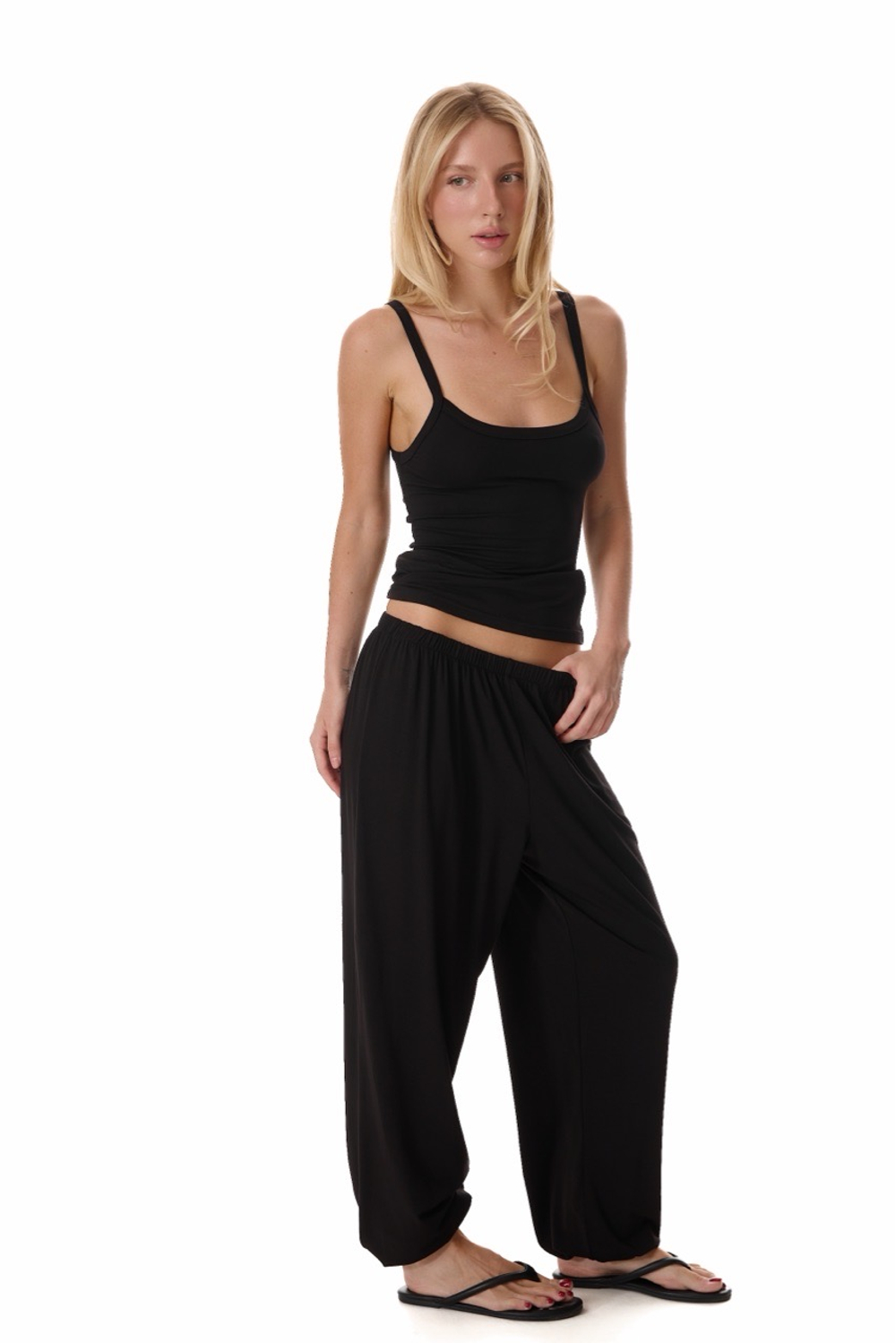BAMBOO BLACK PANTS