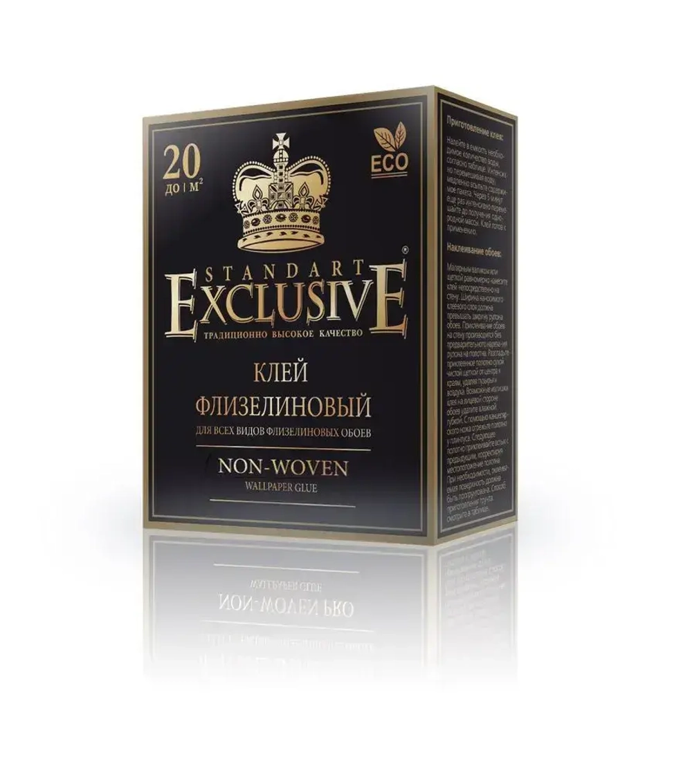 Клей для обоев "Exclusive" флизелиновый PRO, 100 гр. на 20 кв.!!!