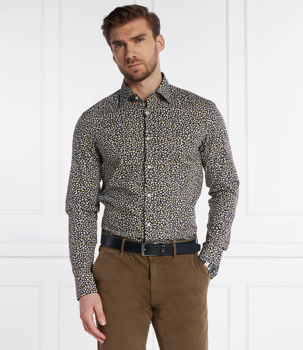 Рубашка H-HANK BOSS BLACK - черный(50512664)