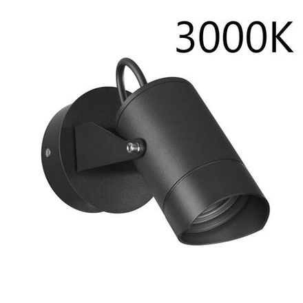6647/10WL3 NATURE ODL25 687 черный/металл Настенный светильник IP54 LED 10W 3000K 38° AC85-265V STIMA