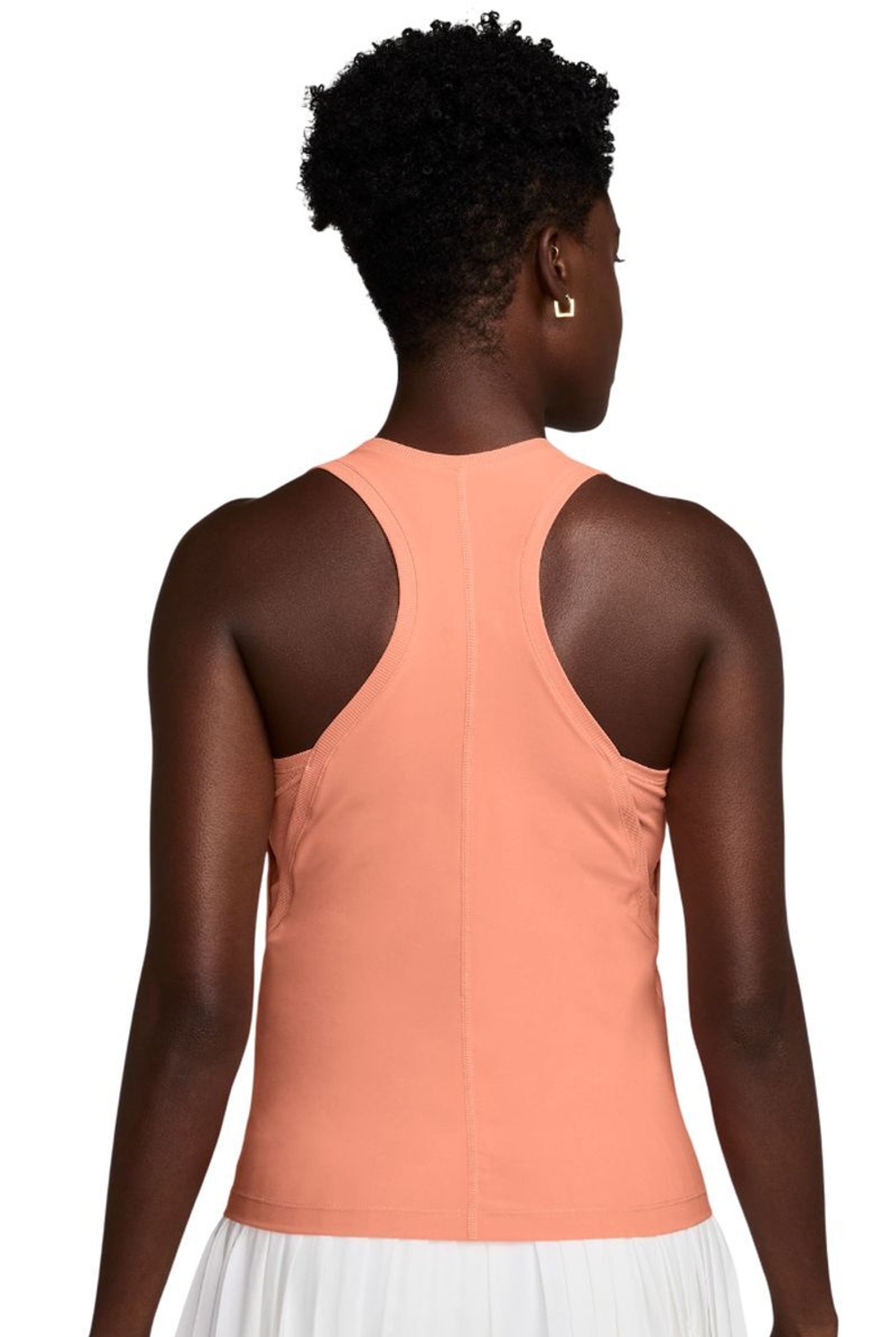 Женский топ теннисный Nike Dri-Fit Victory Tank - абрикосовый агат/белый