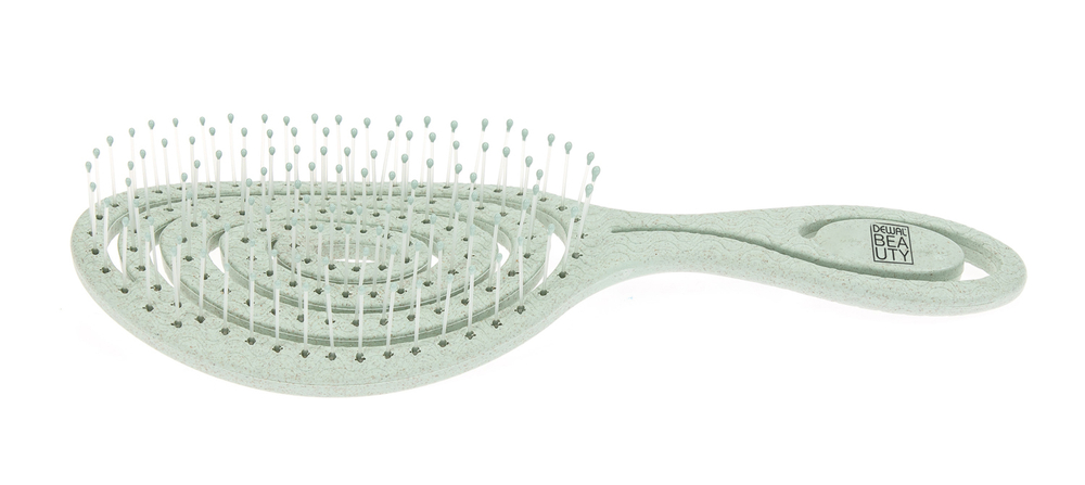 Dewal Щетка Beauty серия "Eco-Friendly", продувная, с нейлоновым штифтом, форма улитка