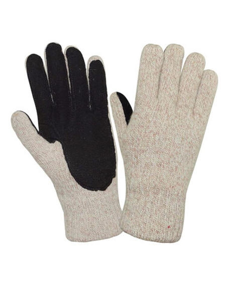 Перчатки утепленные со спилком на ладони и пальцах Юкагиры Safeprotect (Тинсулейт) (х12х120)