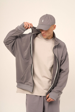 Толстовка KUL'TURA "ZIPPER" Ртуть