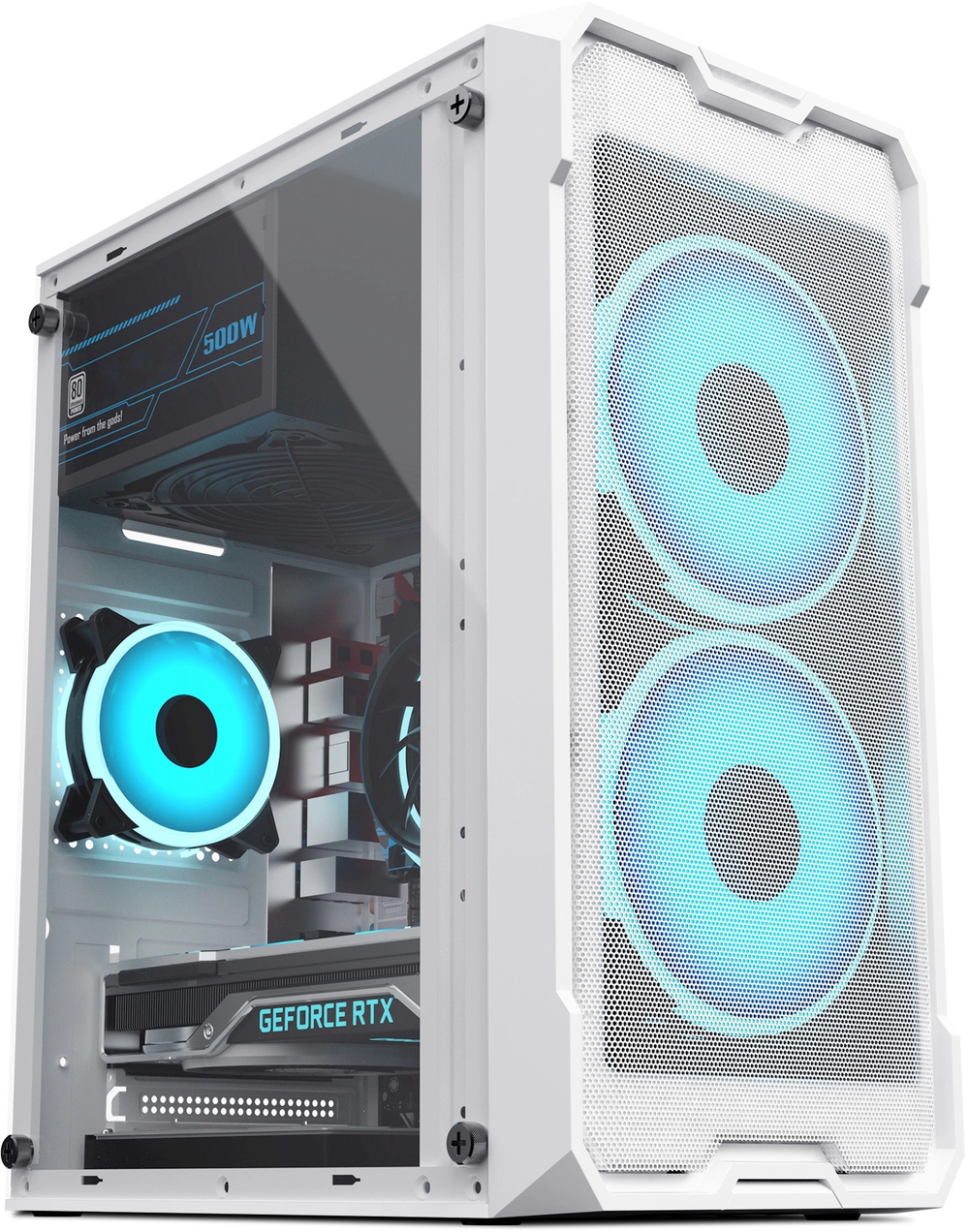 Корпус mATX Oklick OCC-MN302F