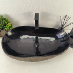 Раковина из речного камня RS-65050 68*38*15 0863