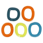 Cliganic, Браслет от комаров, универсальный размер, 5 браслетов в индивидуальной упаковке