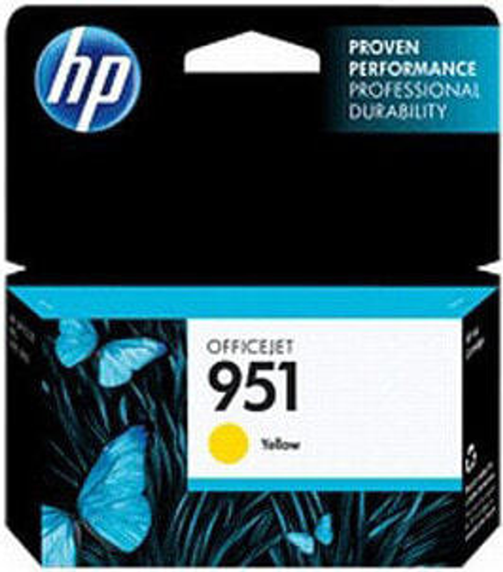 Картридж струйный желтый 1 шт HP 951 CN052AE