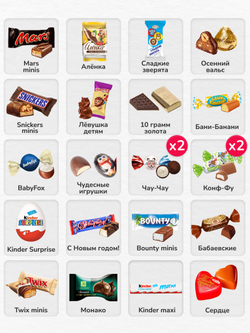 Сладкий новогодний подарок "Мелодия волшебства" 400гр