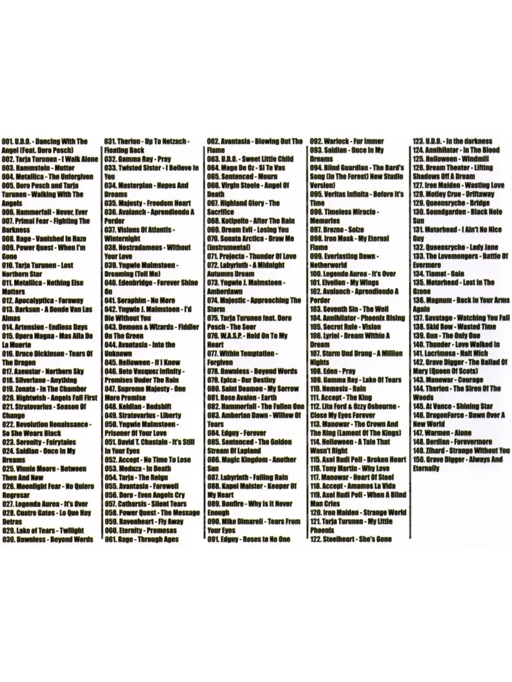 The Best of Metal Ballads (MP3 Флешка)