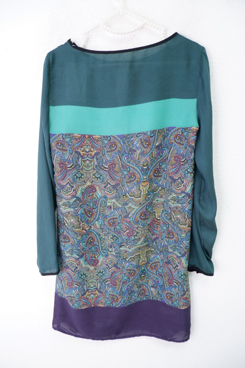 Платье комбинированное 44 размер