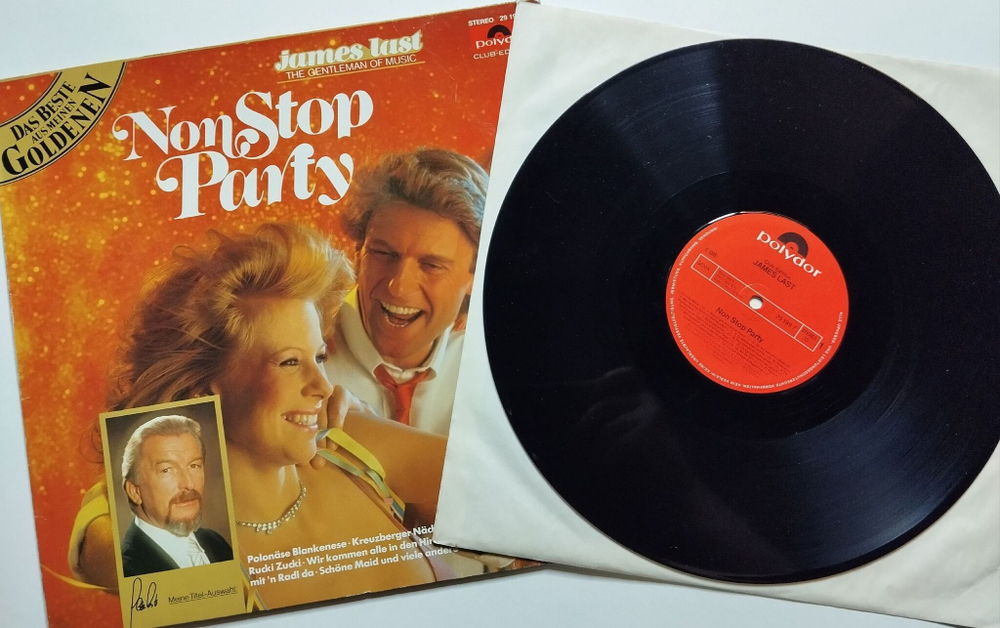 Винтажная виниловая пластинка LP James Last Non Stop Party Club Edition (Germany 1978)