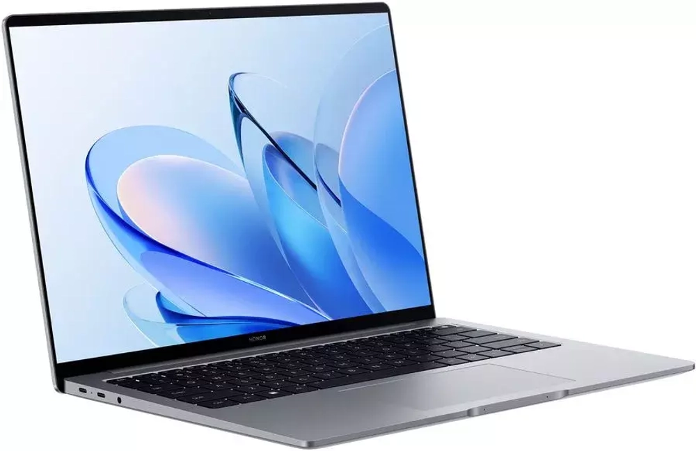 Ноутбук Honor MagicBook 14 14.2", IPS, Intel Core i5 13505H 2.6ГГц, 12-ядерный, 16ГБ LPDDR5, 1ТБ SSD, Intel Iris Xe graphics , Windows 11 Home, серый