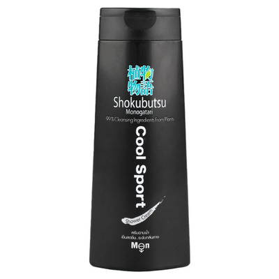 Гель-крем для душа мужской освежающий 200 мл LION Shokubutsu Energizing Cool Sport