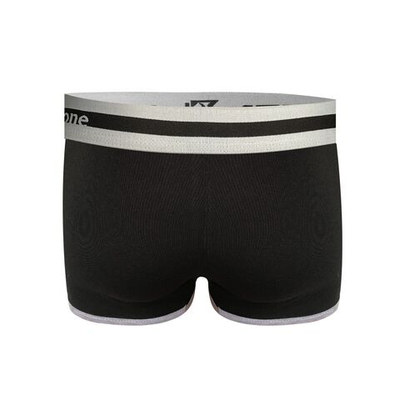 Черные трусы-боксеры с контрастной отделкой и резинкой (Размер: S) (Цвет: черный)