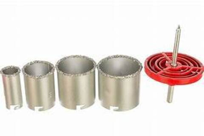 Набор коронок по керамической плитке, 33-53-67-73 мм, 6-гранный хвостовик// Matrix 72840