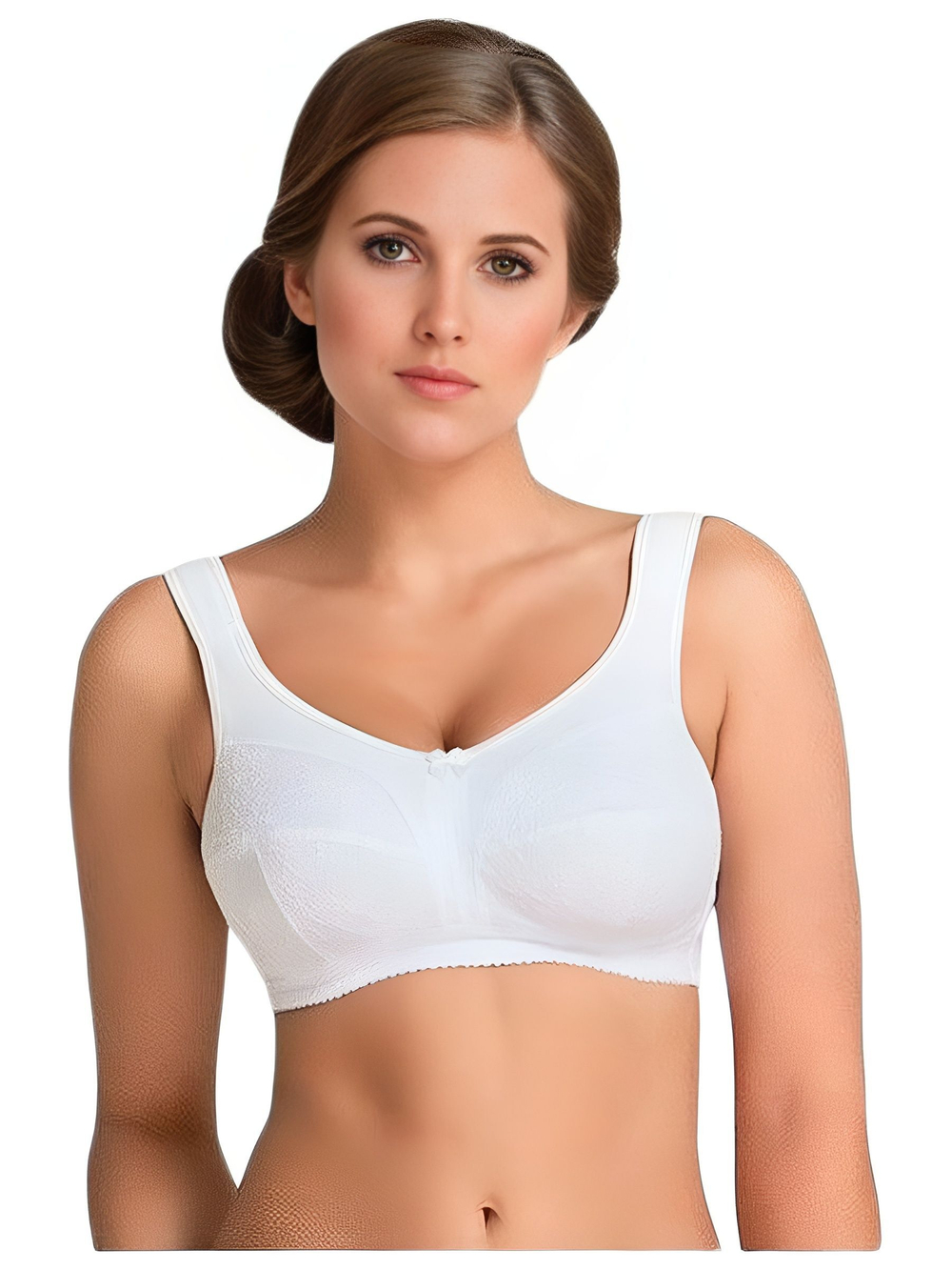 Бюстгальтер для фиксации экзопротеза молочной железы Valeria 90F белый
