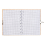 Блокнот детский Basir на замке, формат А6, серия "Капибара", цветная обложка, 48 листов, размер 15*11 см