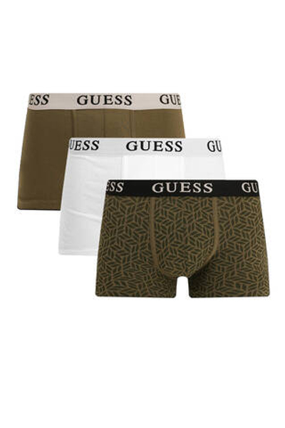 Трусики-боксеры 3шт. Guess Underwear - белый(U3BG15 K6YW0)
