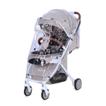 Детская прогулочная коляска Nuovita Giro Lux Beige, Bianco / Бежевый, Белый