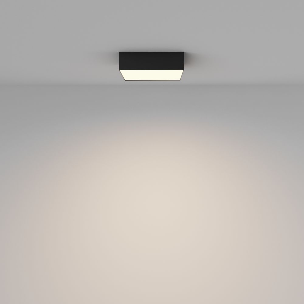 Светильник потолочный светодиодный Maytoni Zon C032CL-24W3K-SQ-B