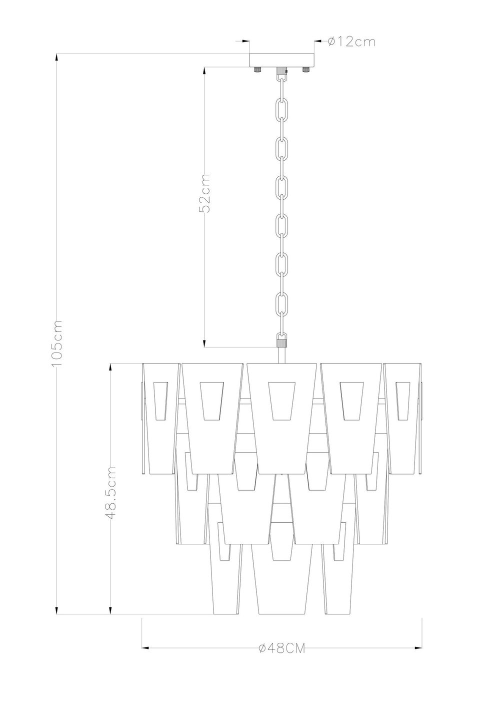 Подвесная люстра Arte Lamp