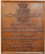 France, Pierre Dionis du Séjour Plaquette, 1942